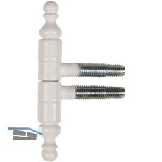 SFS Einbohrband mit Zierkopf, 13 mm, Stahl wei� RAL 9016