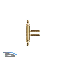 SFS Einbohrband mit Zierkopf, 13 mm, Stahl vermessingt