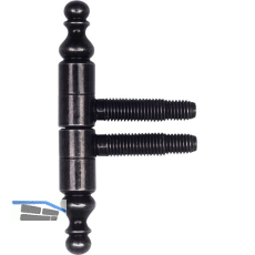 SFS Einbohrband mit Zierkopf, 13 mm, Schwarz-Antik