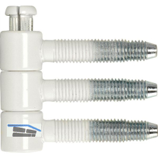 SFS Steckband 3-tlg. � 14,5 mm, H�he 40,5 mm, Stahl wei� beschichtet