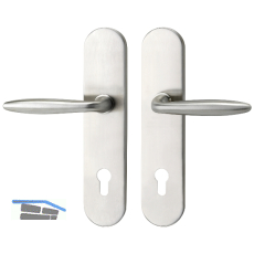 SH-Dr�ckergarnitur VERONESE -auf Schild PZ88, ohne Kzs., Edelstahl, RC2