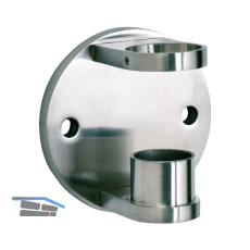 CROSO Wandanker m. Anschlussplatte f. Rohr � 42,4 mm, � 110 mm,Edelstahl V2A