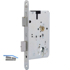 BKS Fluchtt�rschloss B-23210-04-R-8 2-flg. Funktion B, Rundstulp 20,PZ 65 rechts