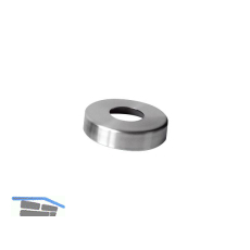 CROSO Abdeckrosette � 105 mm, Bohrung 43 mm, H�he 25 mm, Edelstahl V2A