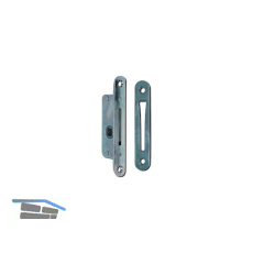 Einstemmzunge mit Schlie�blech, DM 20 mm, rund, Stahl verzinkt