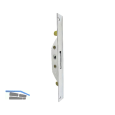 Einstecktrieb mit Stulp eckig, ohne Einlegestange, links, Stahl verzinkt