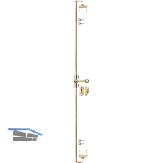 Espagnolettenverschluss ESPA/1,L=2000 mm, Messing poliert