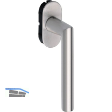 MARCHESI Fenstergriff GEHRUNG fl�chenb�ndig VK 7 x 23, Edelstahl matt