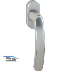 HOPPE Fenstergriff LUXEMBOURG - VarioFit, VK 7 x 32 - 42 mm, silber eloxiert