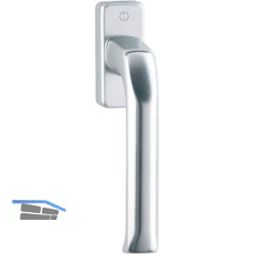 HOPPE Fenstergriff LONDON, VK 7 x 32 mm, Alu silber eloxiert