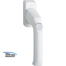 HOPPE Fenstergriff LONDON - Sperrknopf, VK 7 x 32 mm, Alu wei�