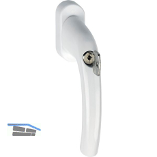 HOPPE Fenstergriff TOKYO - Sperrzylinder, 90�, VK 7 x 35 mm, wei�
