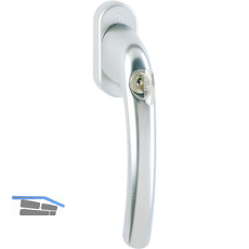 HOPPE Fenstergriff TOKYO - Sperrzylinder, 90�, VK 7 x 35 mm, silber