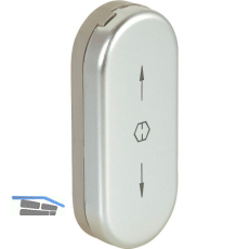 HOPPE Fenster-Griffloch-Verdeckrosette, Aluminium silber eloxiert