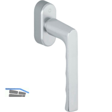 HOPPE Fenstergriff HAMBURG - SecuForte, Aluminium silber eloxiert