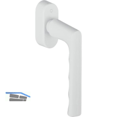HOPPE Fenstergriff HAMBURG - SecuForte, Aluminium wei�