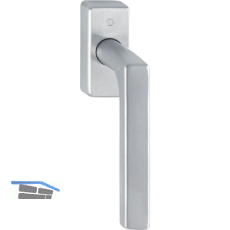 HOPPE Fenstergriff DALLAS - VarioFit, VK 7 x 32-42 mm, Edelstahl matt