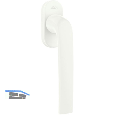 ROTO Fenstergriff SAMBA VK 7 x 37 mm, Aluminium wei�