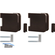 SOLIDO Glast�rbandset Office m. Rahmenteil f. Smart Zargen,rechts,Alu schwarz