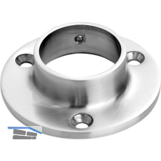 CROSO Flansch f�r Rohr � 33,7 x 2,0 mm, Platten � 71 mm, Edelstahl V2A