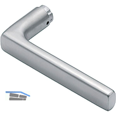 HOPPE Dr�ckerlochteil DALLAS, Edelstahl matt