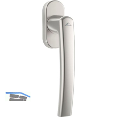 ROTO Fenstergriff ROTOLINE VK 7 x 30 mm, Aluminium silber eloxiert