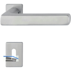 HOPPE Dr�ckergarnitur DALLAS - auf mini Rosette BB, 40-50, Edelstahl matt