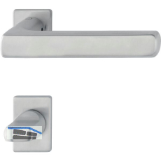 HOPPE Dr�ckergarnitur DALLAS - auf mini Rosette WC, 40-45, Edelstahl matt