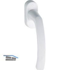 HOPPE Fenstergriff LI�GE, Vierkant 7 x 32 mm, Alu wei�