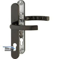 Dr�ckergarnitur LI�GE - auf Schmalschild 36 mm, 67 - 72, braun