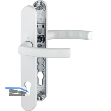 Dr�ckergarnitur LI�GE - auf Schmalschild 36 mm, 67 - 72, wei�