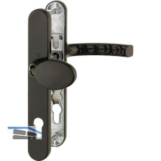 Wechselgarnitur LI�GE - auf Schmalschild 36 mm, Knopf, 67- 72, braun