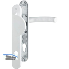 Wechselgarnitur LI�GE - Schmalschild 36 mm, Griffplatte, 67-72, wei�