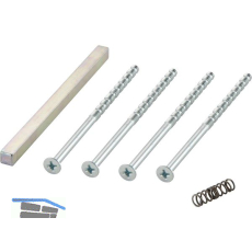 HOPPE Befestigungszubeh�r f�r Balkont�rgriffe - au�en flach, TS: 73 - 83