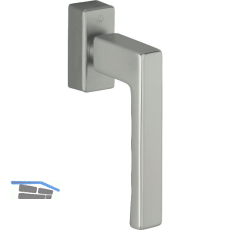 HOPPE Fenstergriff TOULON SecuForte, VK 32-42 mm, Aluminium Edelstahl Effekt