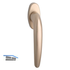 MACO Fenstergriff RHAPSODY, Nocken 10 mm, Alu bronze eloxiert