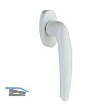 MACO Fenstergriff RHAPSODY, Nocken 10 mm, Alu wei�