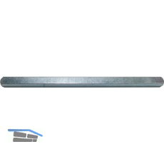 MACO Vierkantstift lose, VK 7 x 56 mm, 30 mm vorstehend, Stahl verzinkt (39029)