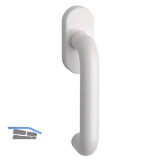 HEWI Fenstergriff 111 FG.1, Vierkantstift 7 x 30 mm, Polyamid reinwei�