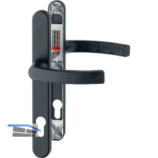 Dr�ckergarnitur LI�GE - auf Schmalschild 30 mm, 72 - 82, schwarz