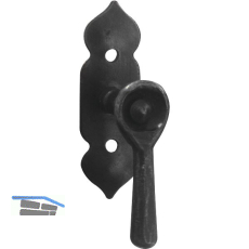 SCH�RGHOFER Fenstergriff RAMSAU - sichtbar geschraubt, 60, verzinkt geschw�rzt