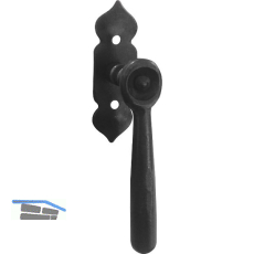 SCH�RGHOFER Fenstergriff RAMSAU - sichtbar geschraubt, 100, verzinkt geschw�rzt