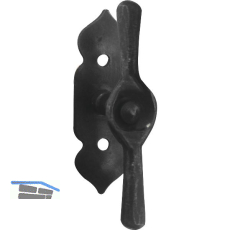 SCH�RGHOFER Fenstergriff RAMSAU - sichtbar geschraubt, 90, verzinkt geschw�rzt