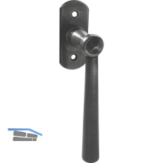 SCH�RGHOFER Fenstergriff AIST - sichtbar geschraubt, verzinkt schwarz patiniert