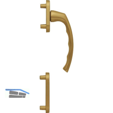 HOPPE Balkont�rgriff-Halbgarnitur LI�GE - au�en hoch, bronze