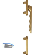 HOPPE Balkont�rgriff-Halbgarnitur LI�GE - au�en flach, bronze