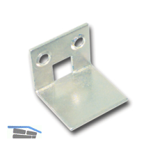 Schlie�blech f�r Einlegstangen gekr�pft, 21 x 25 mm, Stahl verzinkt