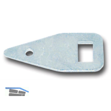 Keile f�r Einlegstangen, zum Einschlagen, Stahl verzinkt