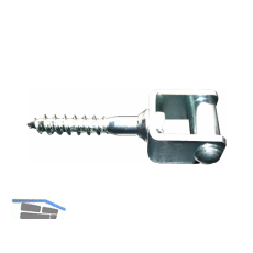 Rollkloben 40 mm, Stahl verzinkt