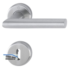 HOPPE Dr�ckergarnitur UTRECHT - auf Rosette BB, 39 - 47, Edelstahl matt